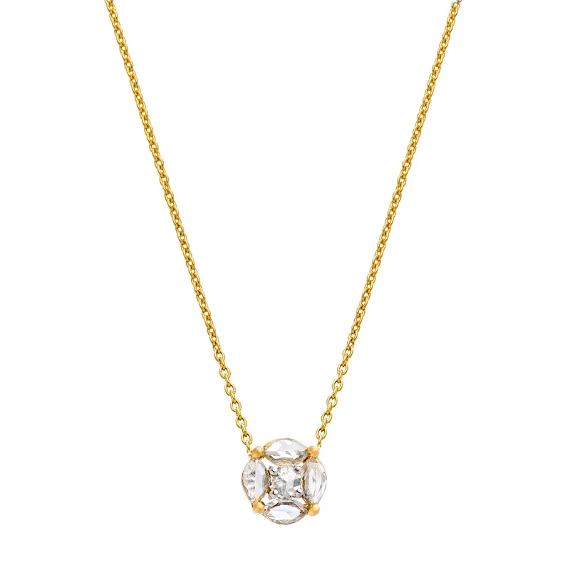 Best necklaces and pendants with silver chains for a sleek, timeless look-Sophia Diamond Necklace - Yellow Gold