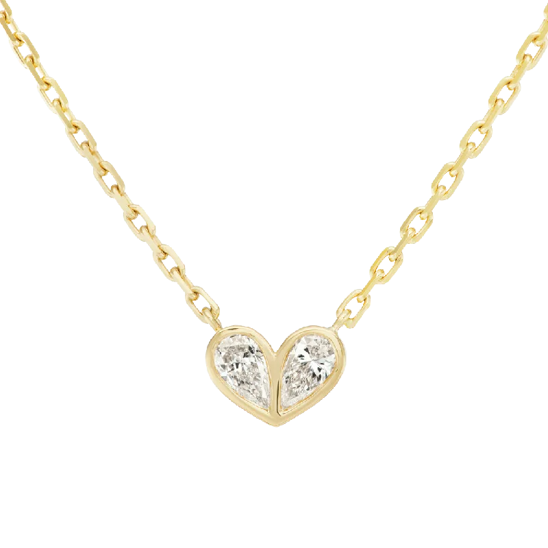 Best necklaces and pendants with vintage lockets for a nostalgic, sentimental look-Sweetheart Necklace in Diamond