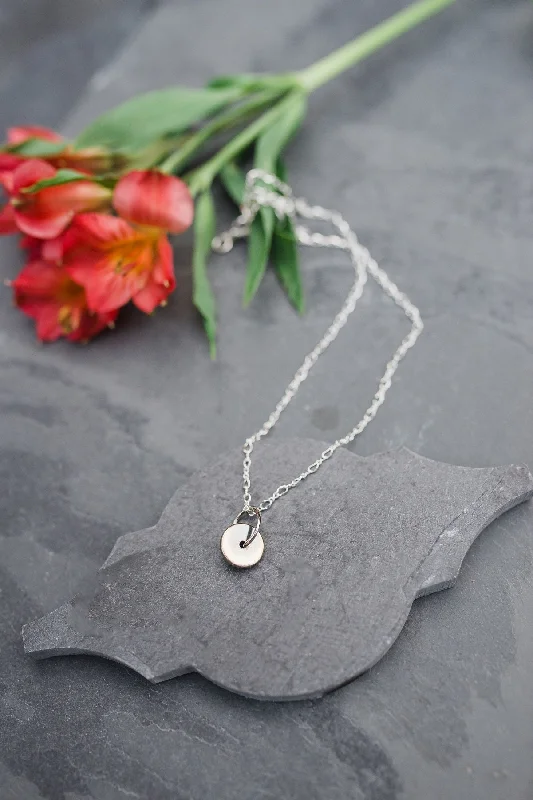 Beautiful necklaces and pendants with gemstone teardrops for an elegant effect-Hemalyke Coin Necklace